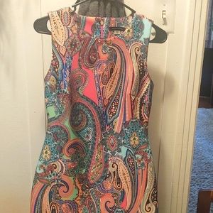 Tommy Hilfiger size 2 paisley print sleeveless dress
